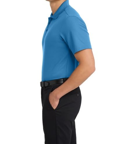 Security Gear Men's Golf Performance Dry Fit Golf Polo – Lightweight Moisture‑Wicking Active Shirt -Collared Golf Shirts for Men