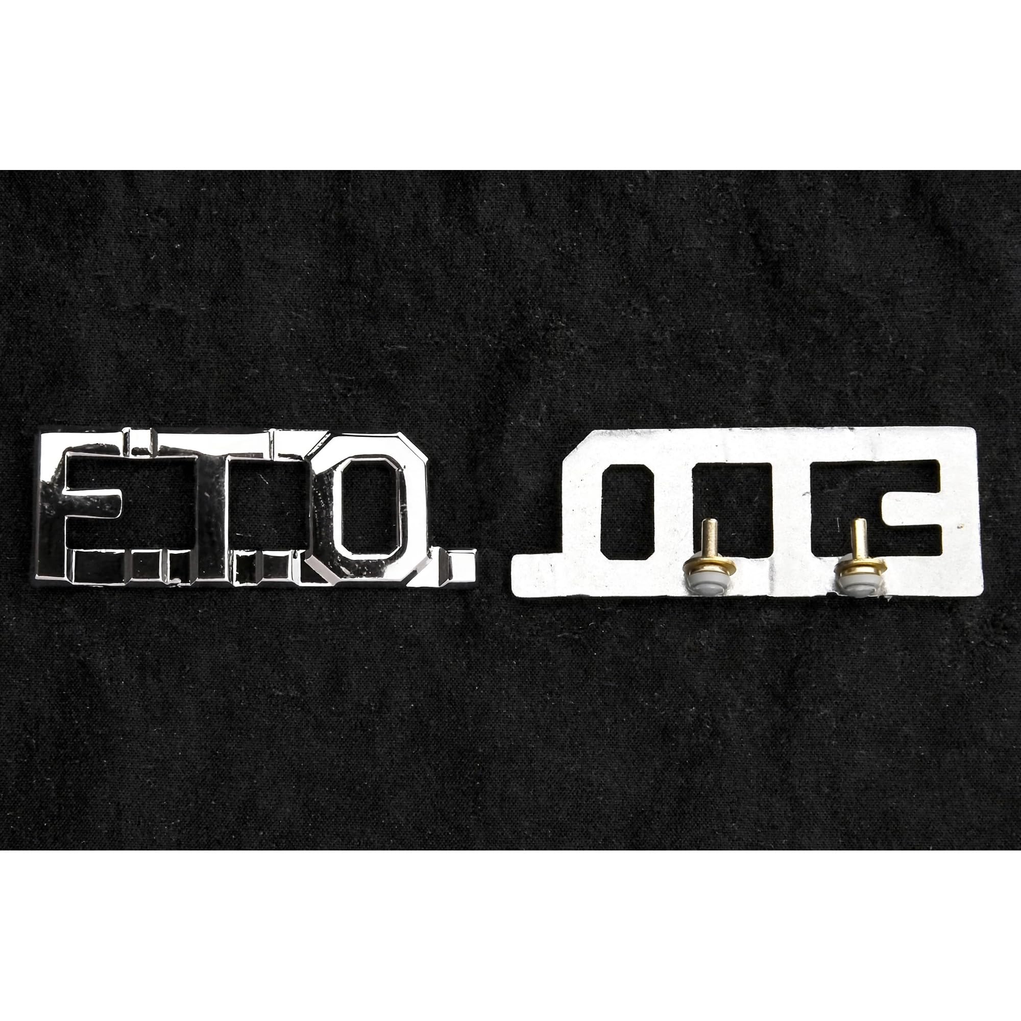 Law Enforcement Die Struck Letters, 2 Posts & Clutch Backs, Pairs 3/8" High, Standard Issue