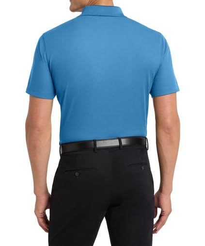 Security Gear Men's Golf Performance Dry Fit Golf Polo – Lightweight Moisture‑Wicking Active Shirt -Collared Golf Shirts for Men