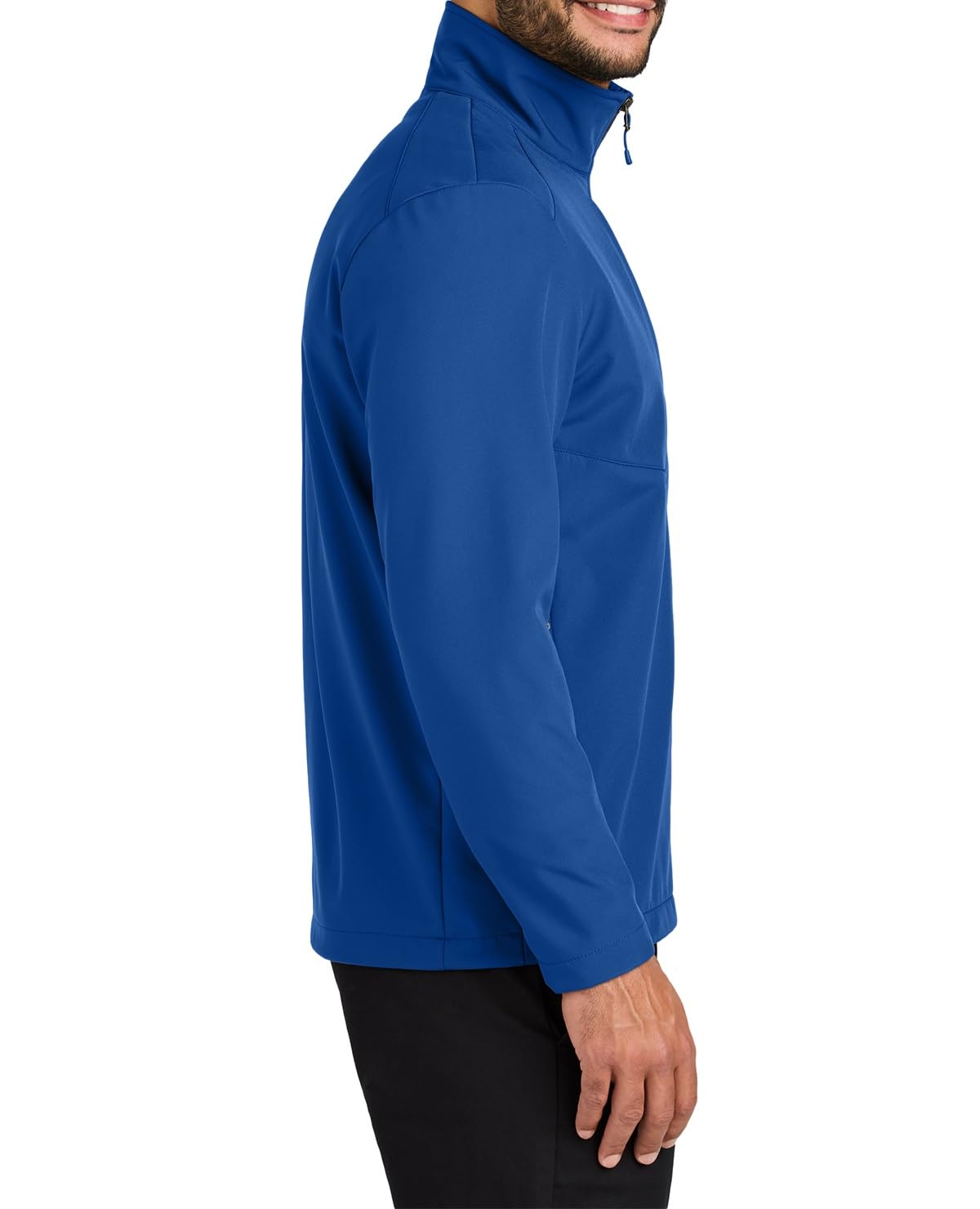 Security Gear Men's Water-Resistant Softshell Jacket with Fleece Lining, Windbreaker, Adjustable Cuffs for Outdoor Hiking