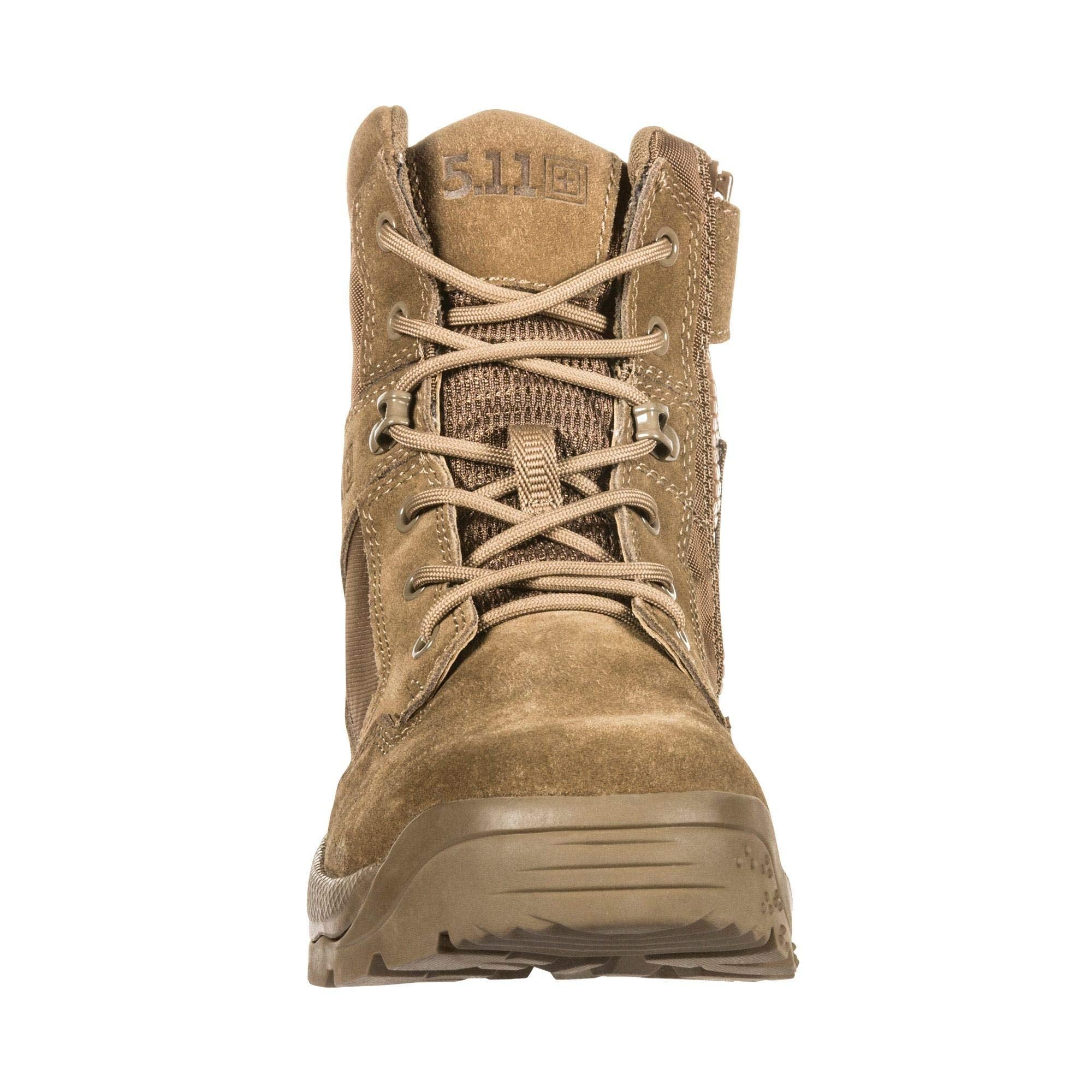 5.11 Tactical Men's A.T.A.C. 2.0 6" Side Zip Desert, Ortholite Achilles Cuff, Style 12395