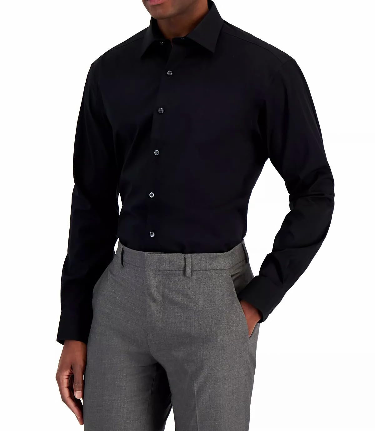 Men's Dress Shirt – Long Sleeve Button Down Formal Business Shirt, Classic Fit Office Shirt for Work, Wedding, Party Wear