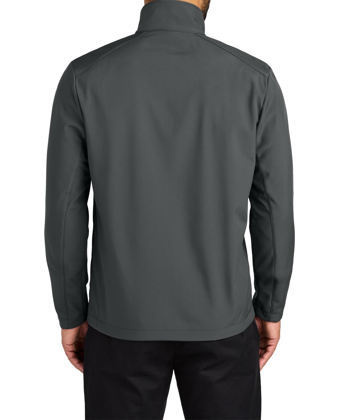 Security Gear Men's Water-Resistant Softshell Jacket with Fleece Lining, Windbreaker, Adjustable Cuffs for Outdoor Hiking