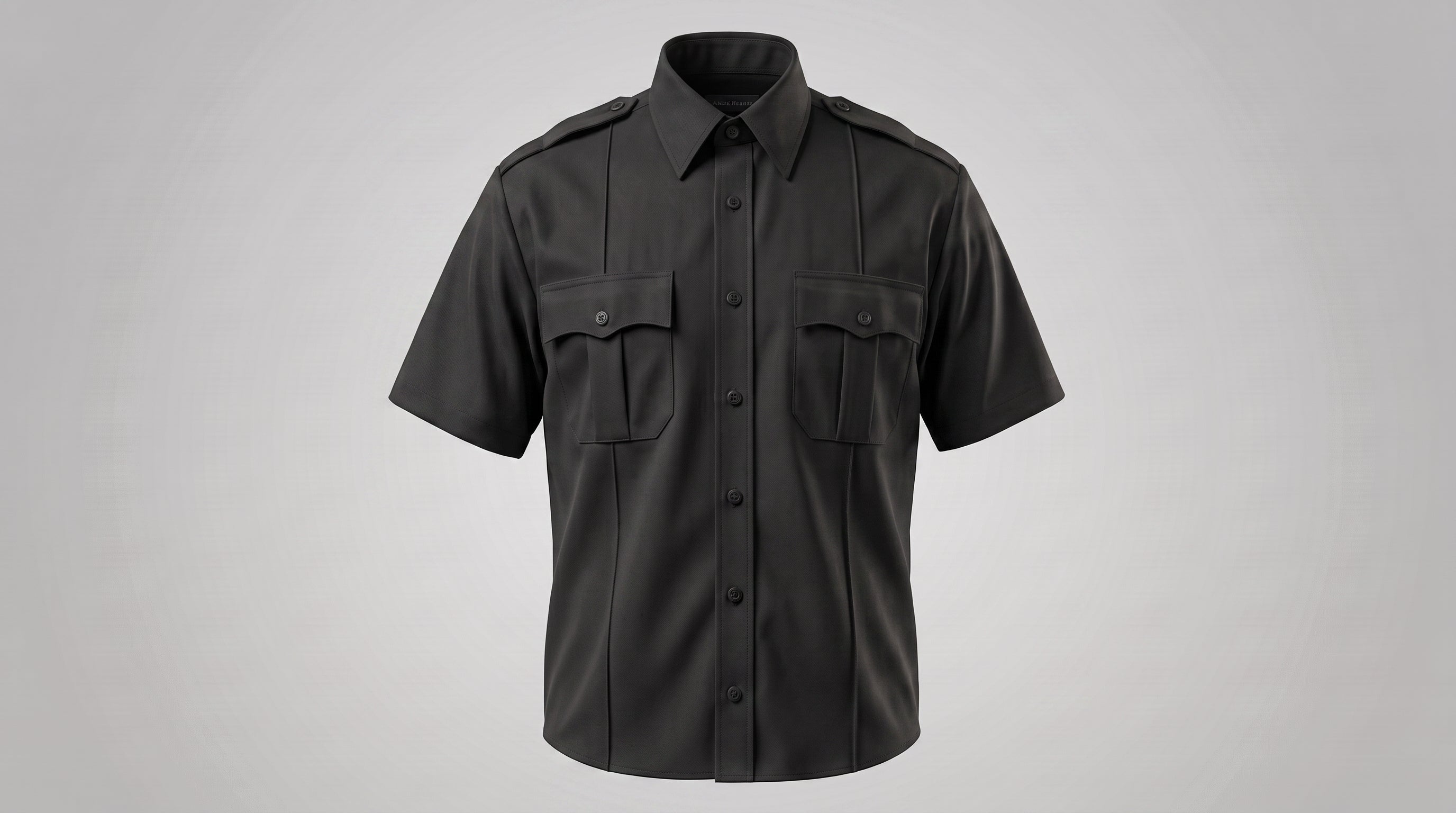Polyester Short Sleeve Uniform Shirt