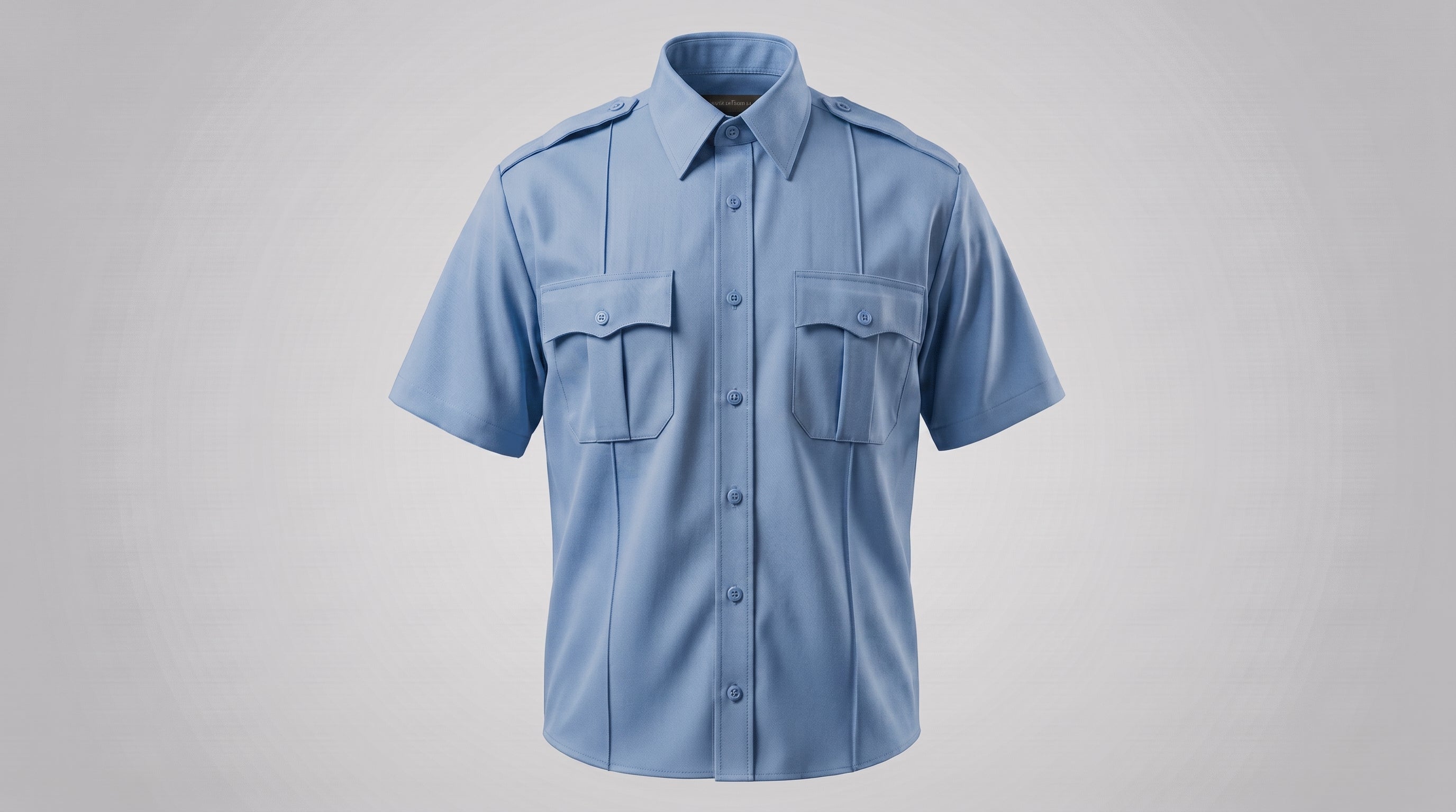 Polyester Short Sleeve Uniform Shirt