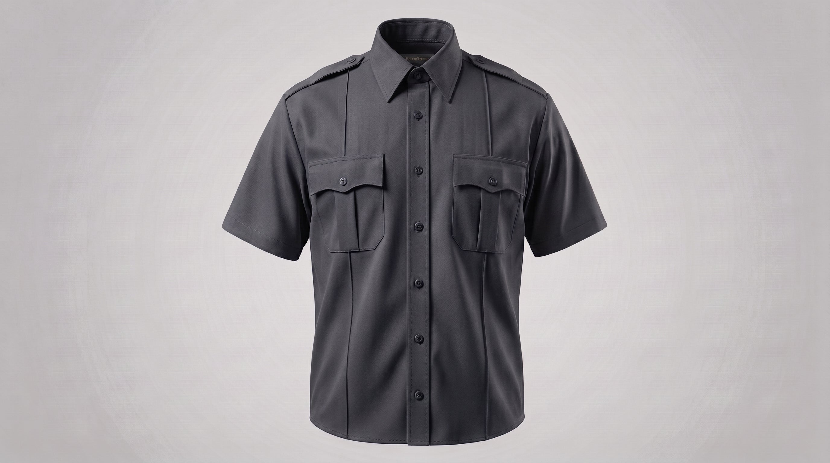 Polyester Short Sleeve Uniform Shirt