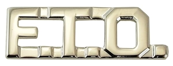 Law Enforcement Die Struck Letters, 2 Posts & Clutch Backs, Pairs 3/8" High, Standard Issue