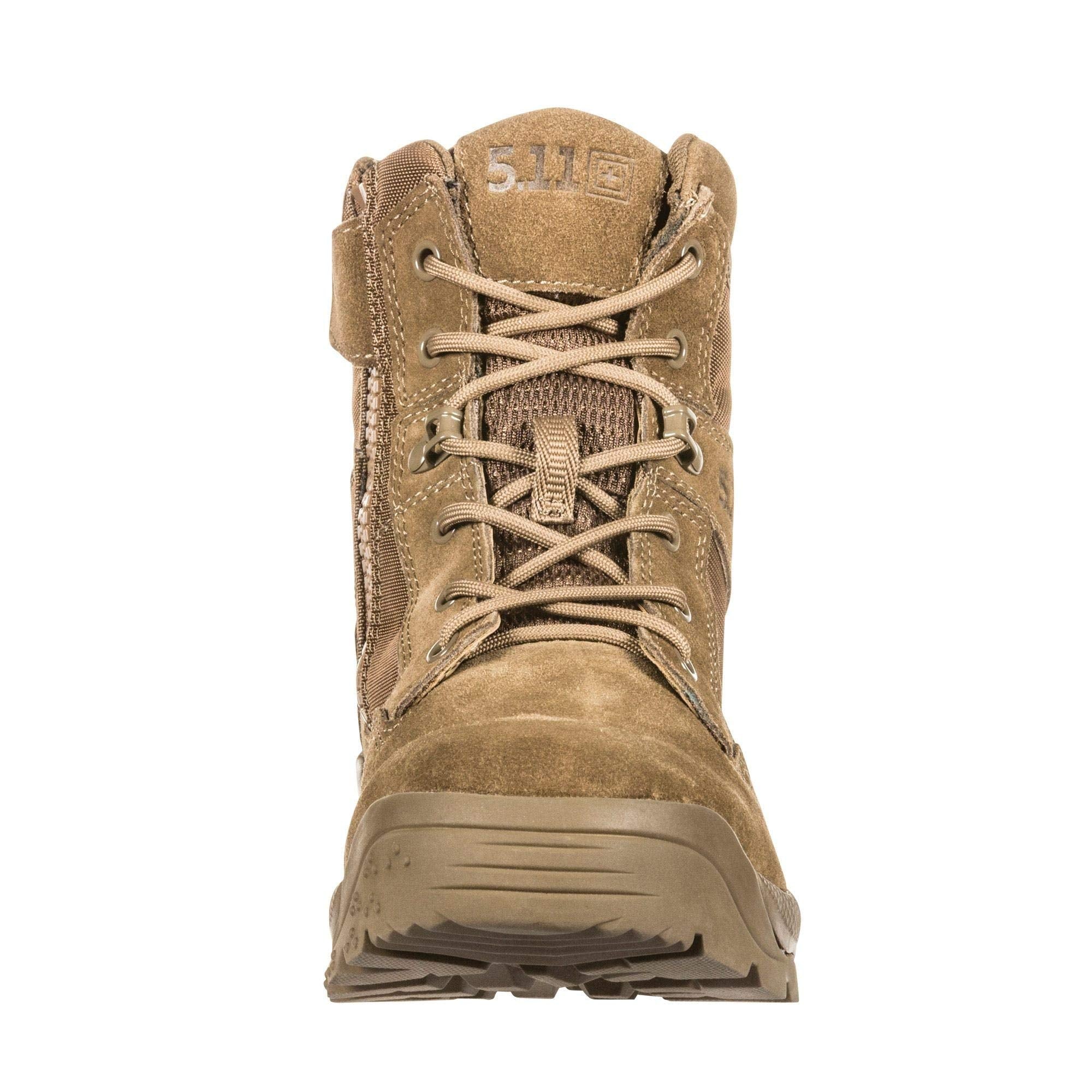 5.11 Tactical Men's A.T.A.C. 2.0 6" Side Zip Desert, Ortholite Achilles Cuff, Style 12395