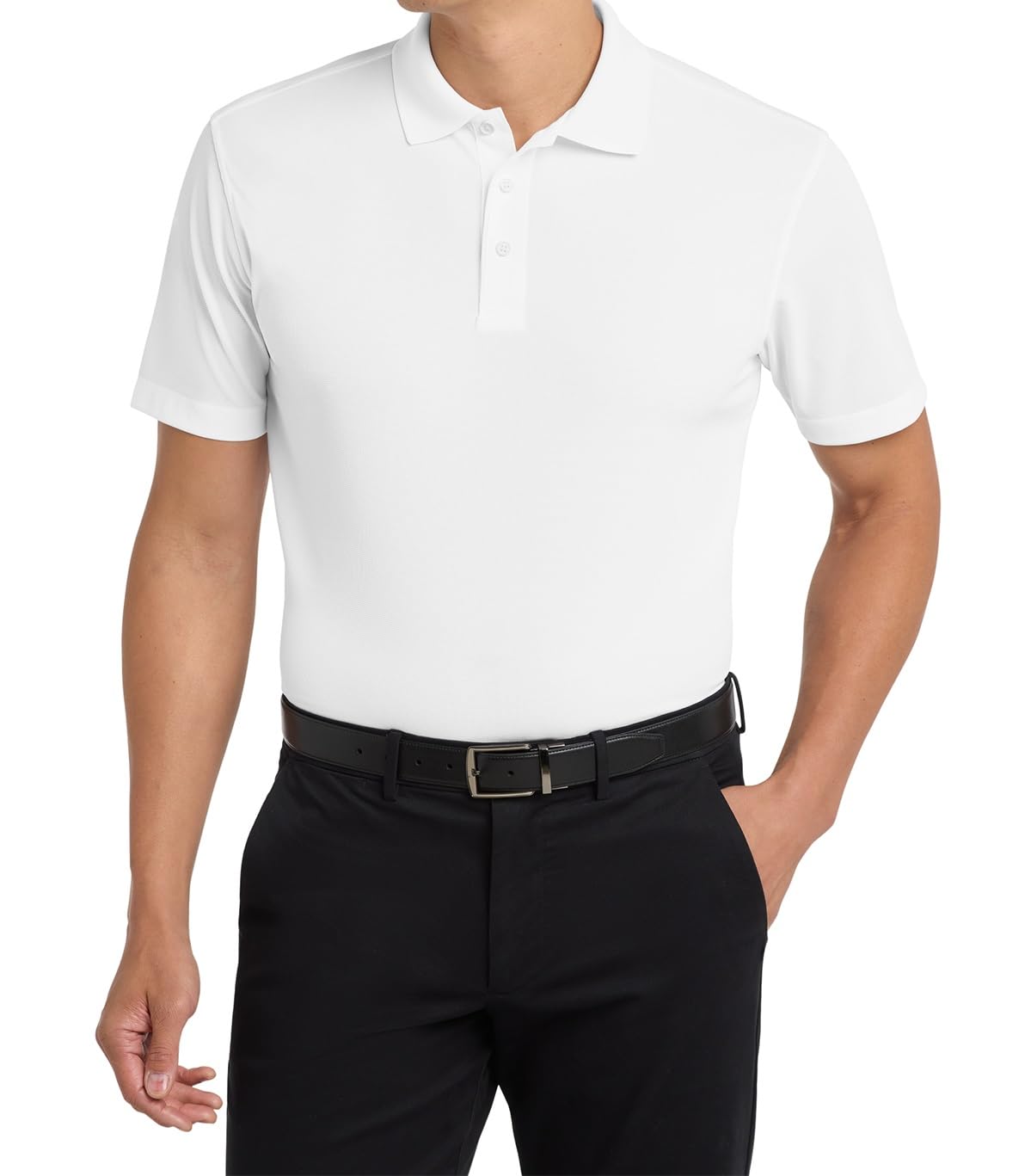 Security Gear Men's Golf Performance Dry Fit Golf Polo – Lightweight Moisture‑Wicking Active Shirt -Collared Golf Shirts for Men