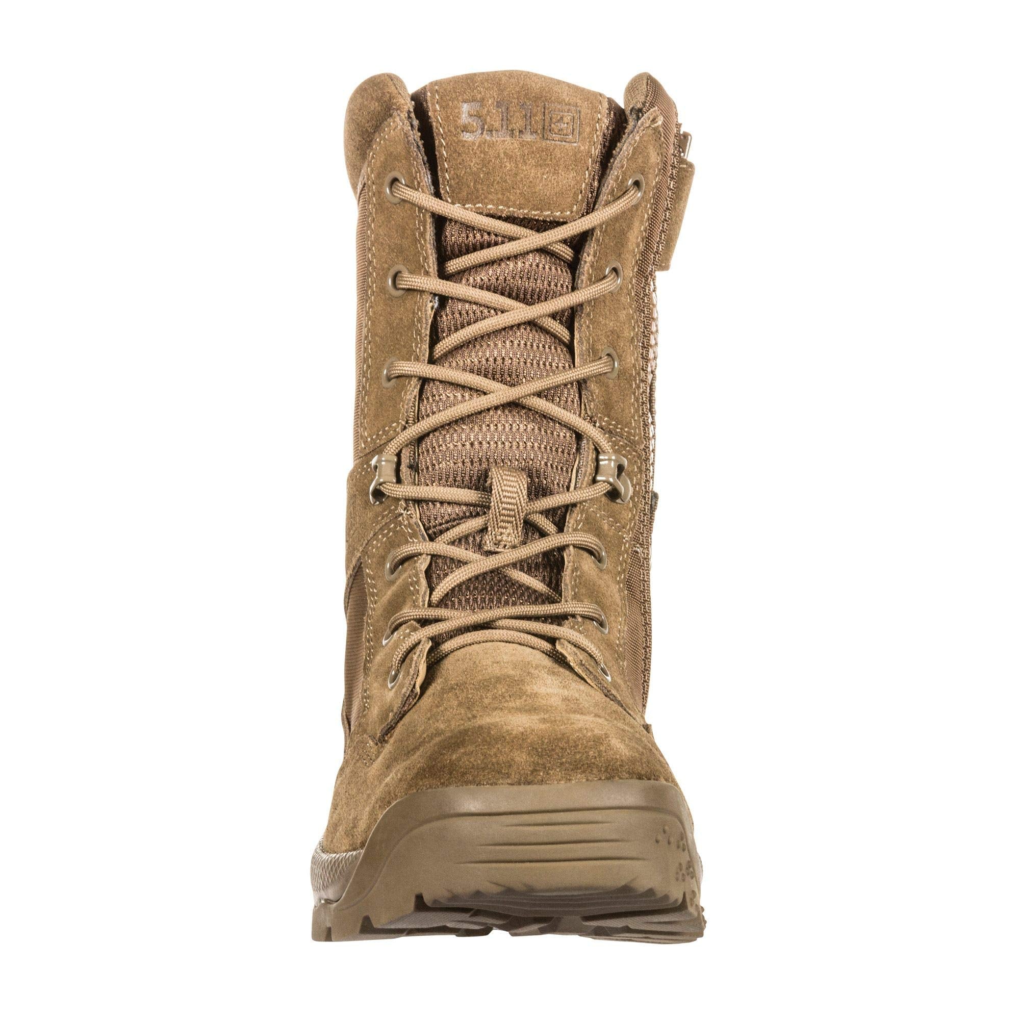 5.11 Tactical Men's A.T.A.C. 2.0 8-Inch Storm Boots, Ortholite Footbed, Slip-Resistant Outsole, Style 12392